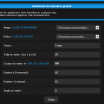 Le générateur de bannières gratuites de kitgraphiquegratuit.org