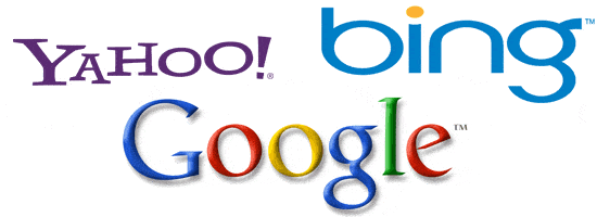 Google, Bing et Yahoo