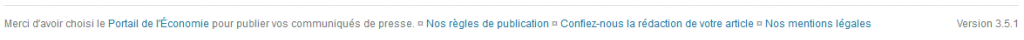 Footer personnalisé dans l'admin