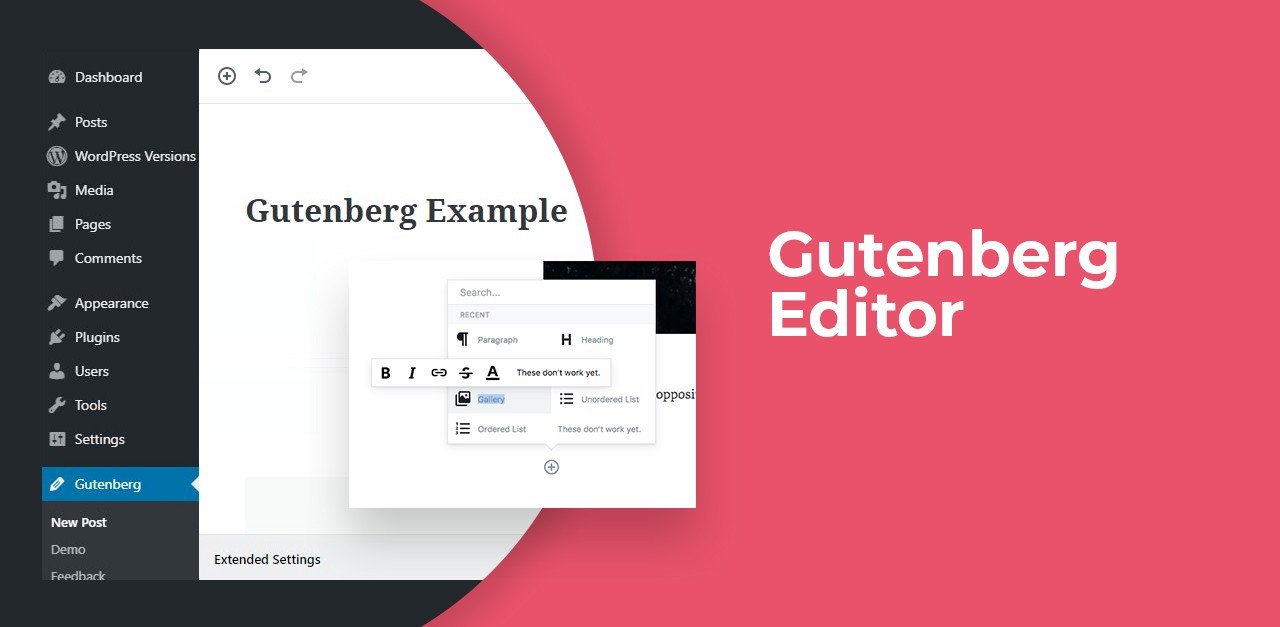 Gutenberg : le nouvel éditeur natif de WordPress