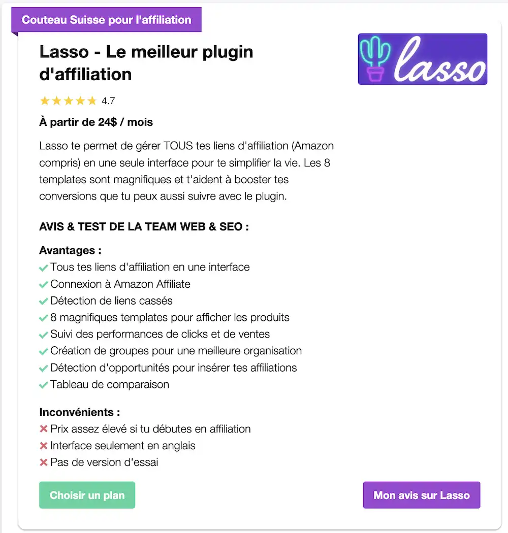 Lasso - money template