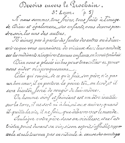Winston AI - texte manuscrit