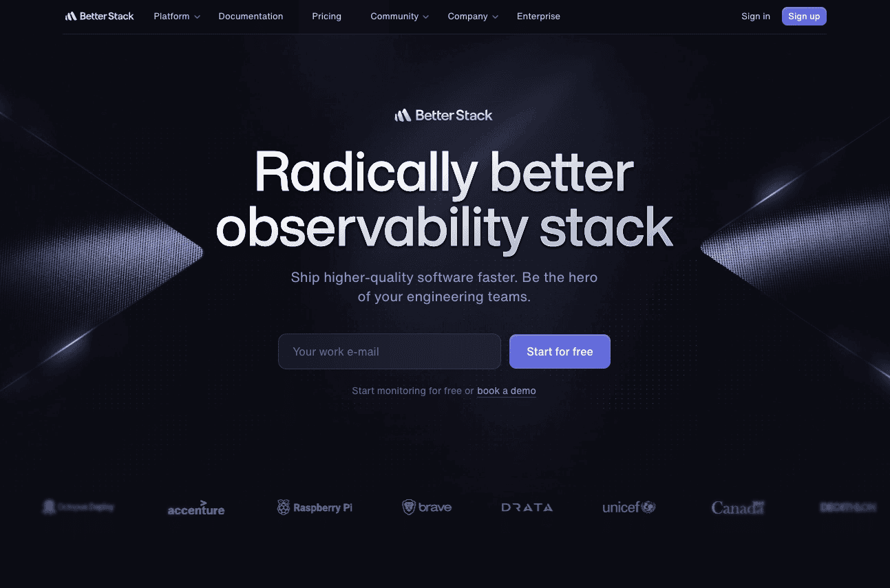 Monitoring site web Better Stack