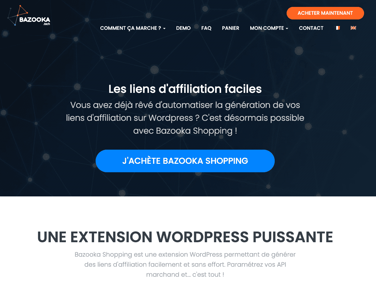 Plugins d'affiliation Bazooka