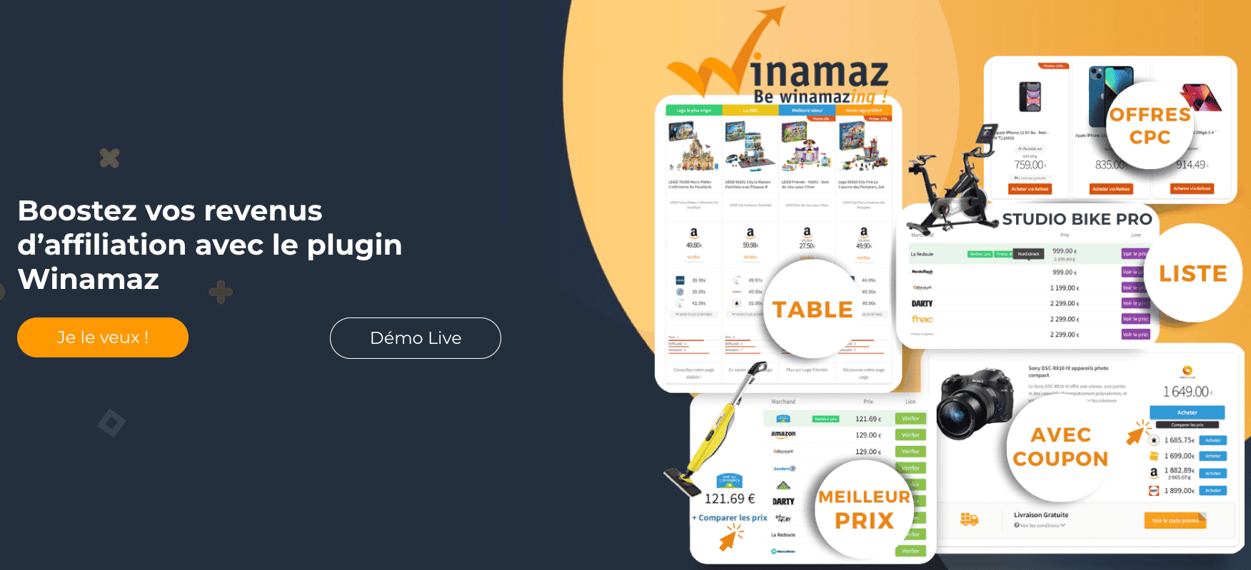 Plugins d'affiliation Winamaz