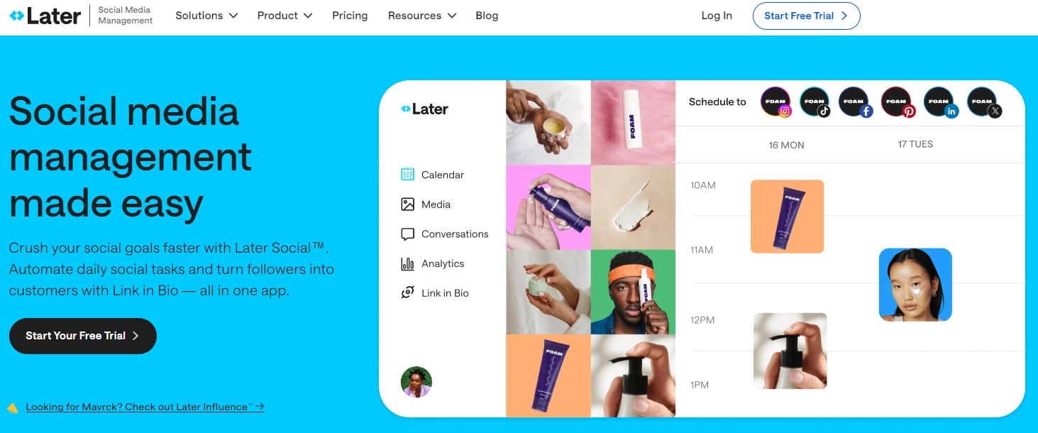 Prospecter sur LinkedIn avec Later