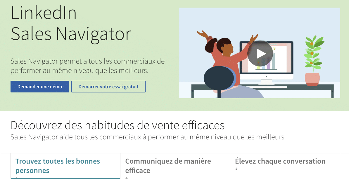Prospecter avec LinkedIn Sales Navigator