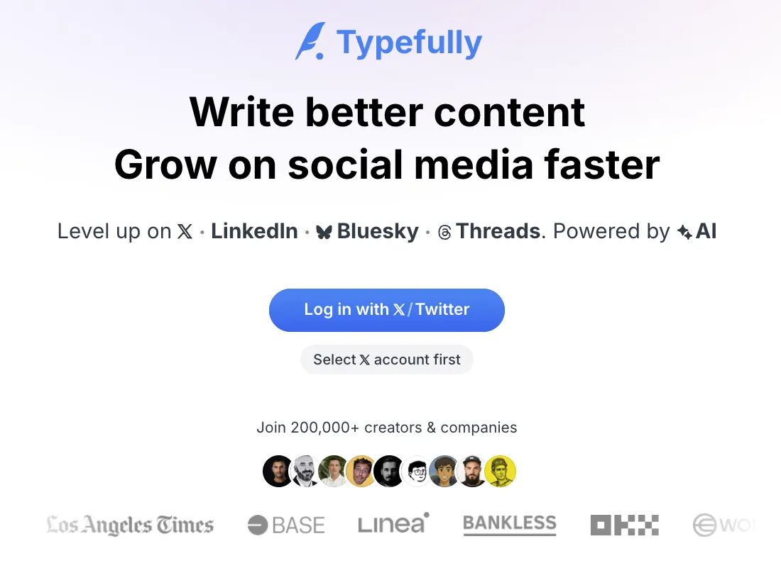 Gagner des abonnés X avec Typefully